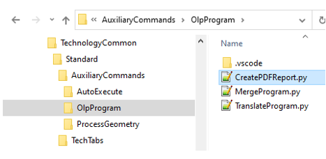 PDF Aux Command File Location